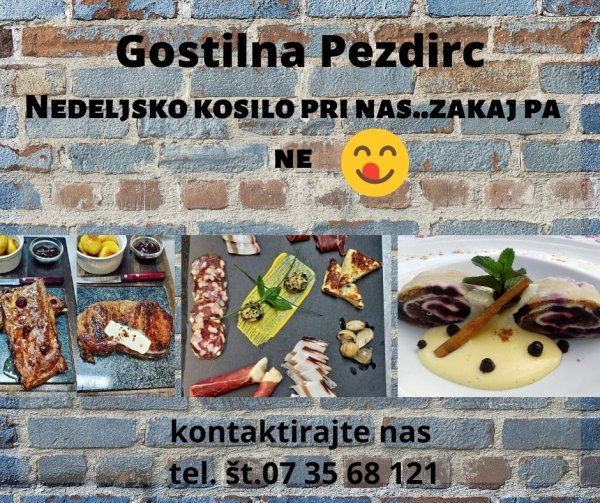 Brown Restaurant Photo Collage Food Facebook Post